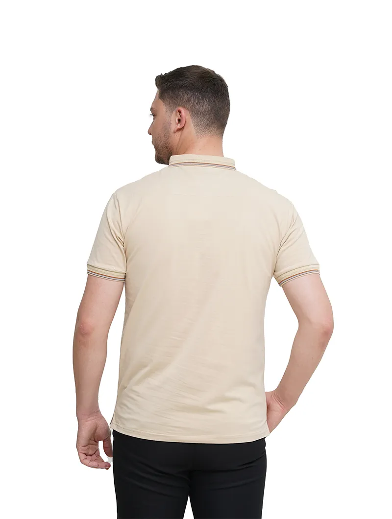 Polo en piqué de coton
